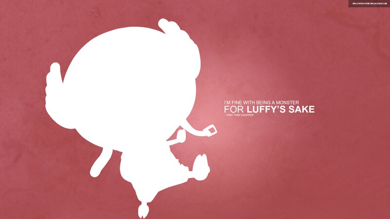 White Silhouette of a Character — Red
