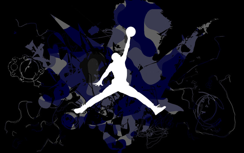 White Silhouette of Basketball Player