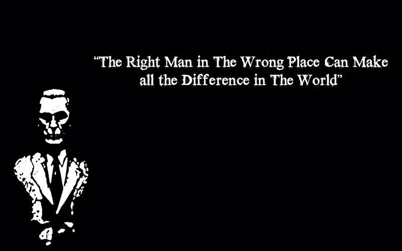 White Silhouette of Man — Black, Dramatic, Illustration