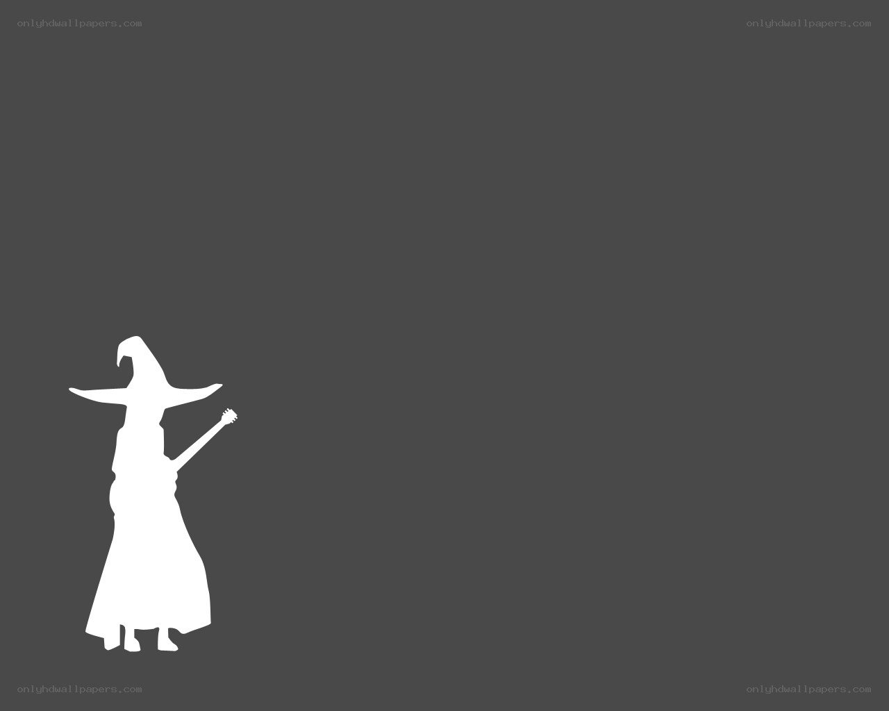 white silhouette on dark background
