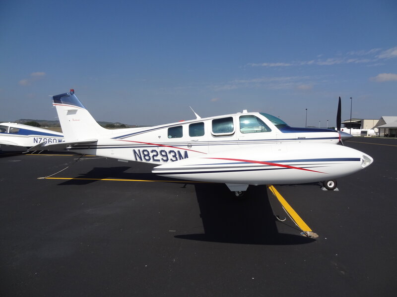 White Single-engine Airplane — Clear