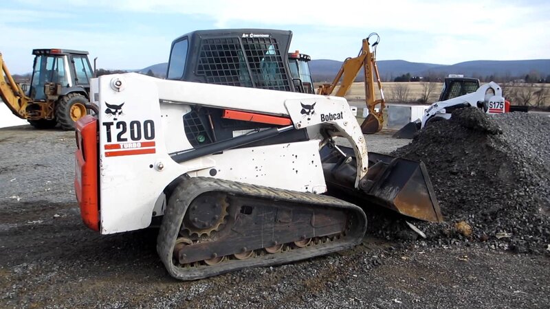 White Skid-steer Loader