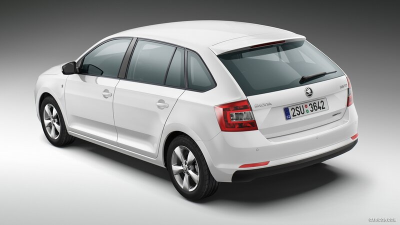 White Skoda Octavia — Neutral