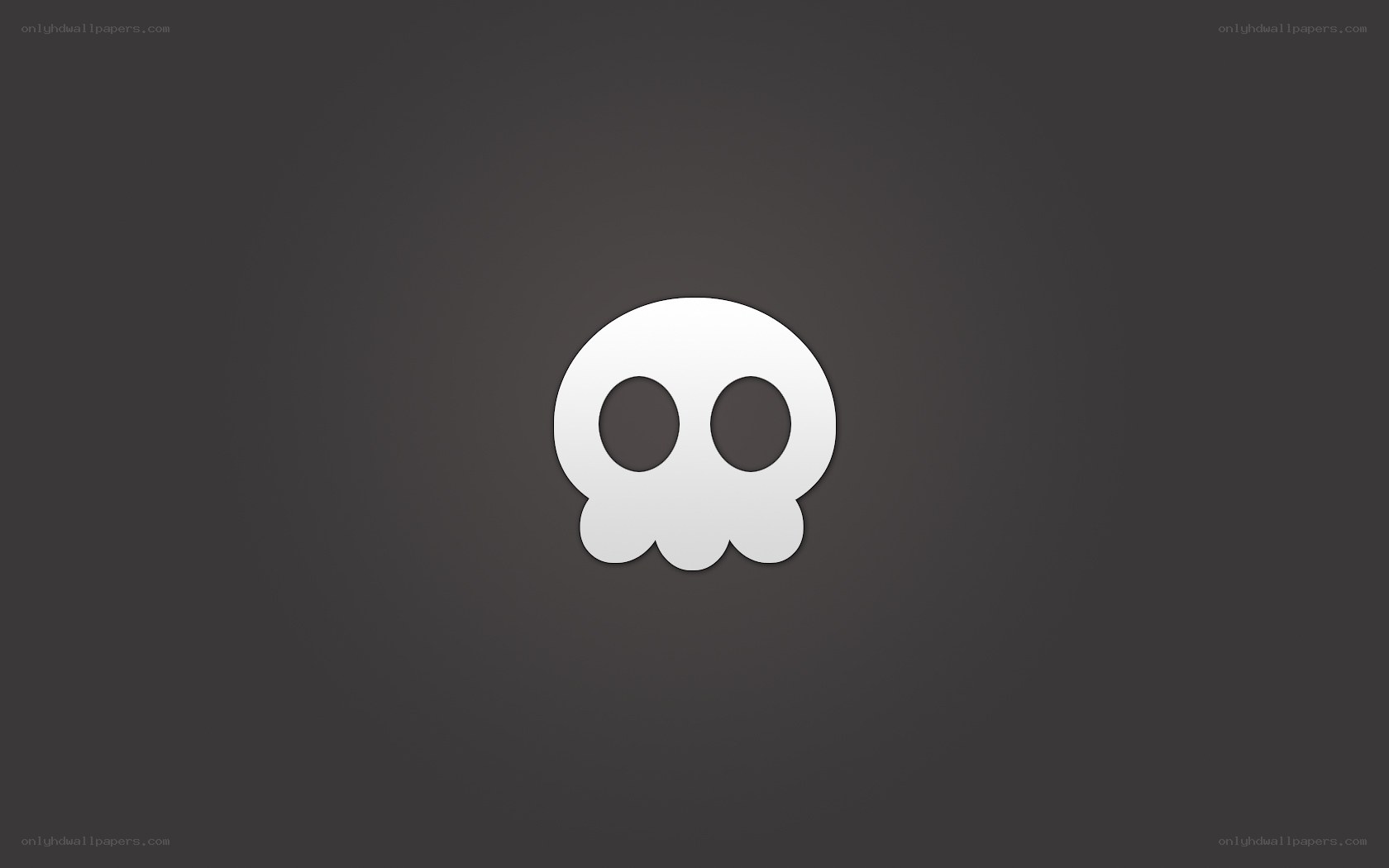 white skull icon