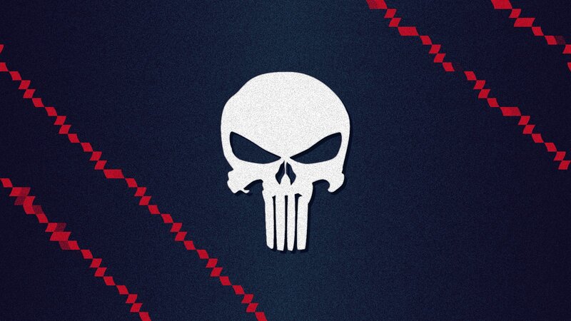 White Skull Logo — Black, Dark, Ominous, Vector Art