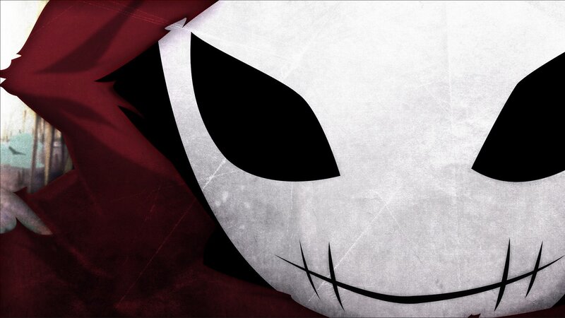White Skull Mask — Dark, Digital Art