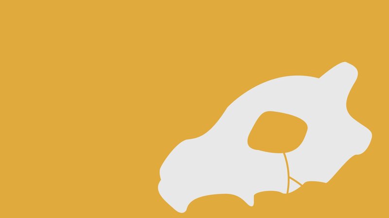 White Skull Shape