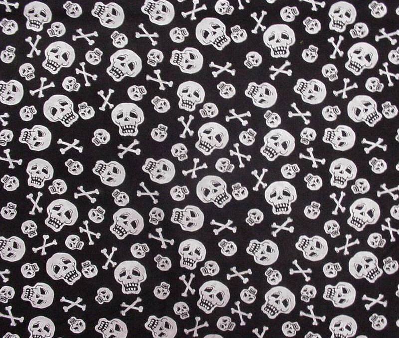 White Skulls and Crossbones