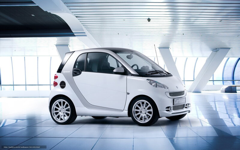 White Smart Car — Modern