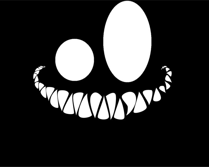 white smiley face