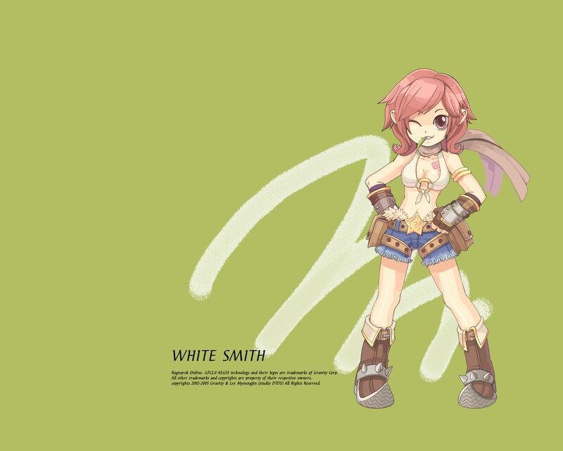 White Smith character art