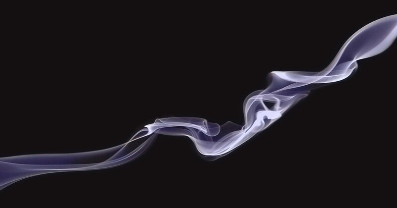 White Smoke Swirl — Black