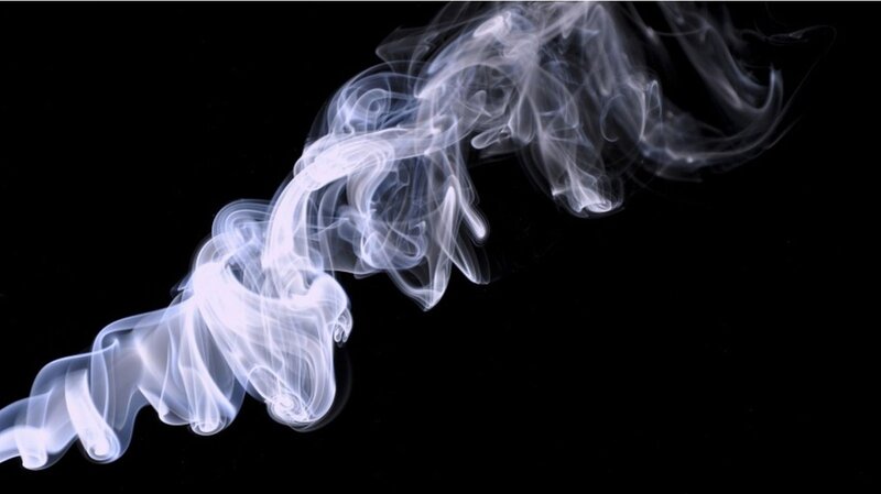 White Smoke Swirl — Dramatic