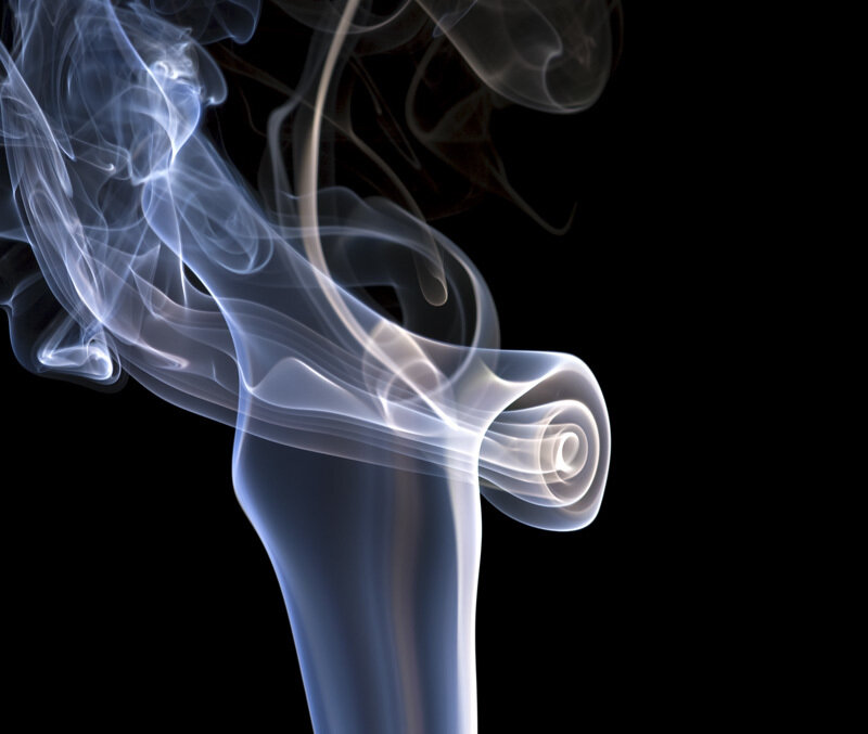 White Smoke Swirls