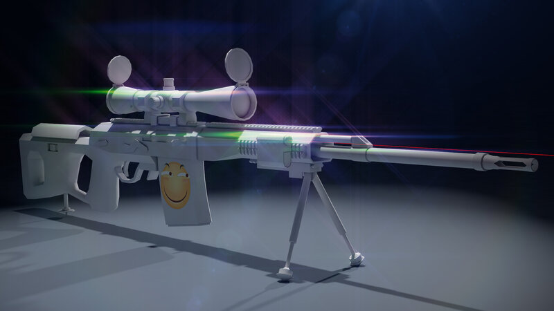White Sniper Rifle
