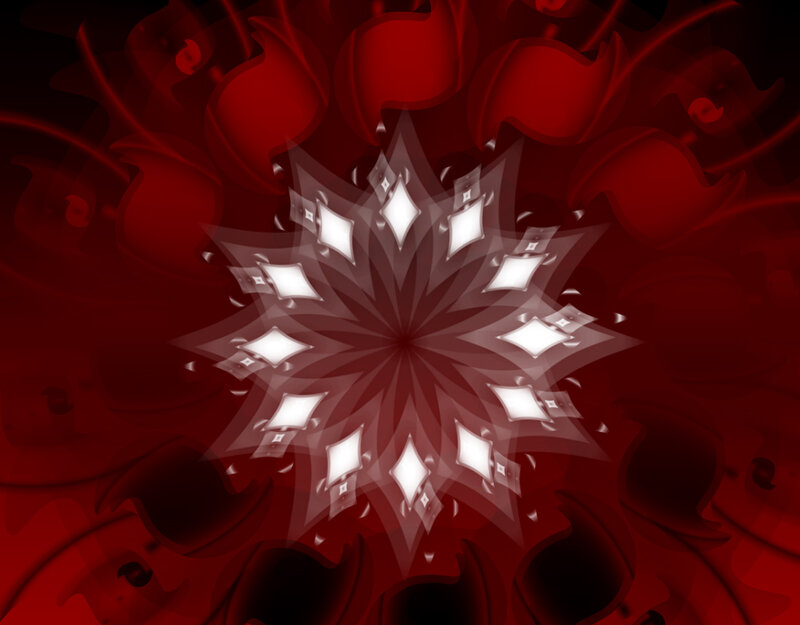 White Snowflake Pattern
