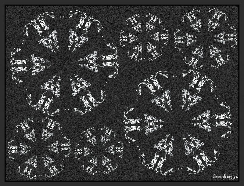 White Snowflake Patterns