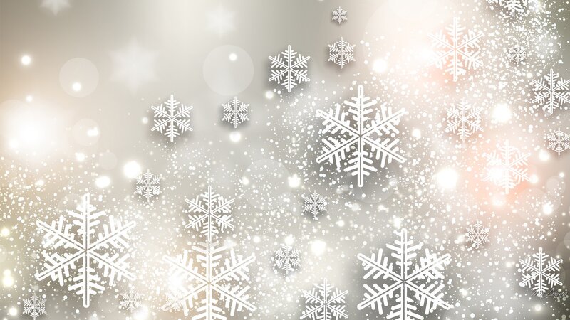 White Snowflakes Falling