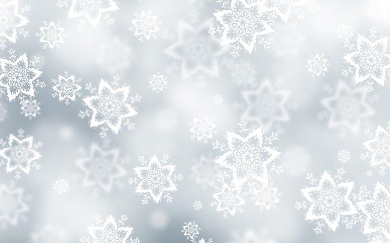 White Snowflakes on Gray — Calm, Winter