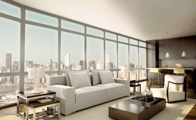 White Sofa in Apartment