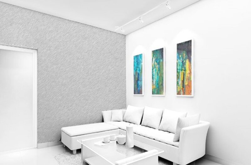 White Sofa in Living Room — Minimalist