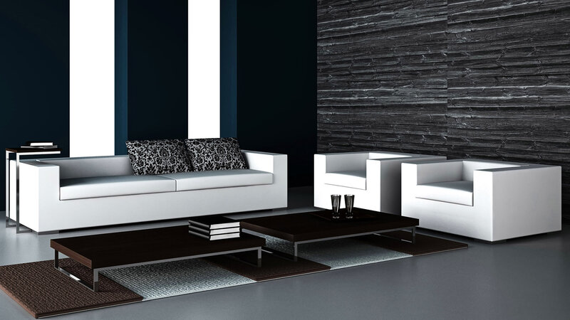 White Sofa Set