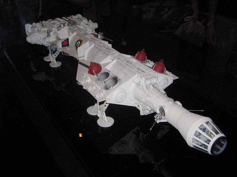 white spaceship model