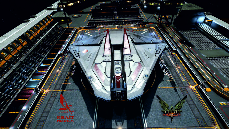 White Spaceship on Platform