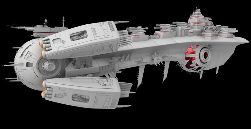 White Spaceship