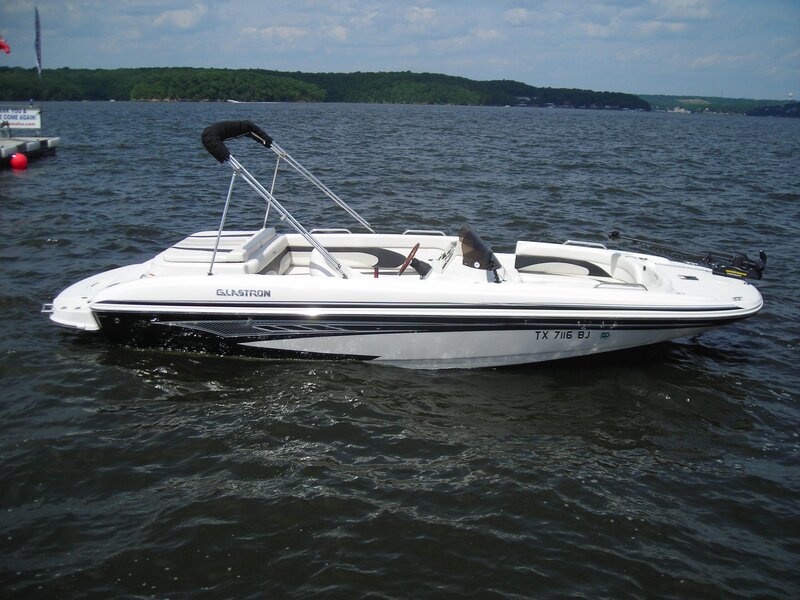 White Speedboat on Water — Calm