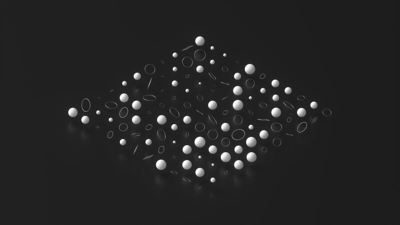 White Spheres and Rings — Black