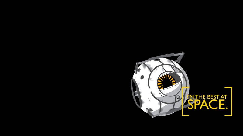 White Spherical Robot — Black, Minimalist