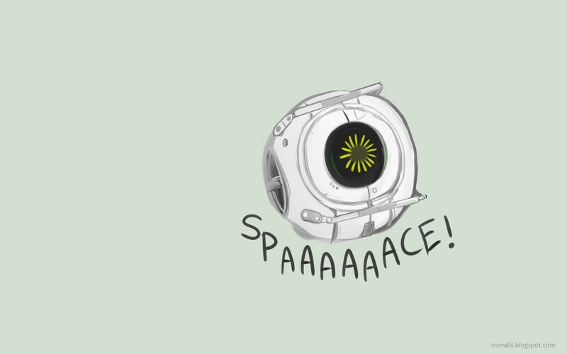 White Spherical Robot — Green