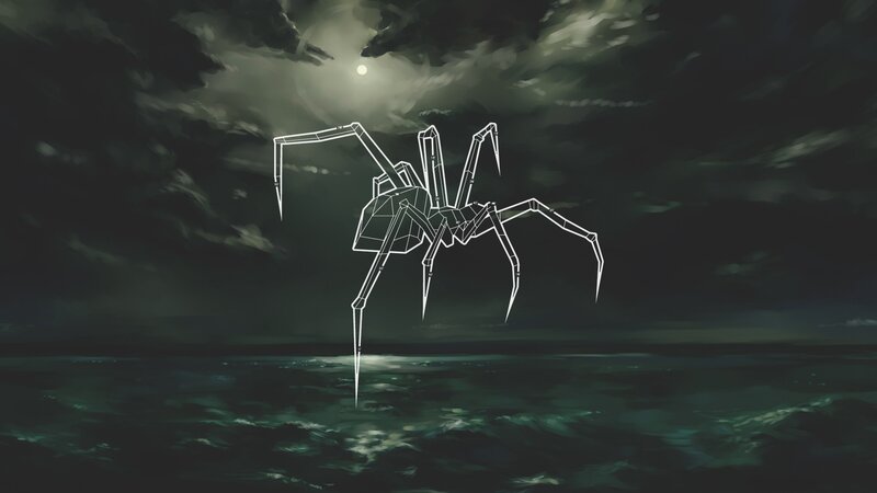 White Spider Outline