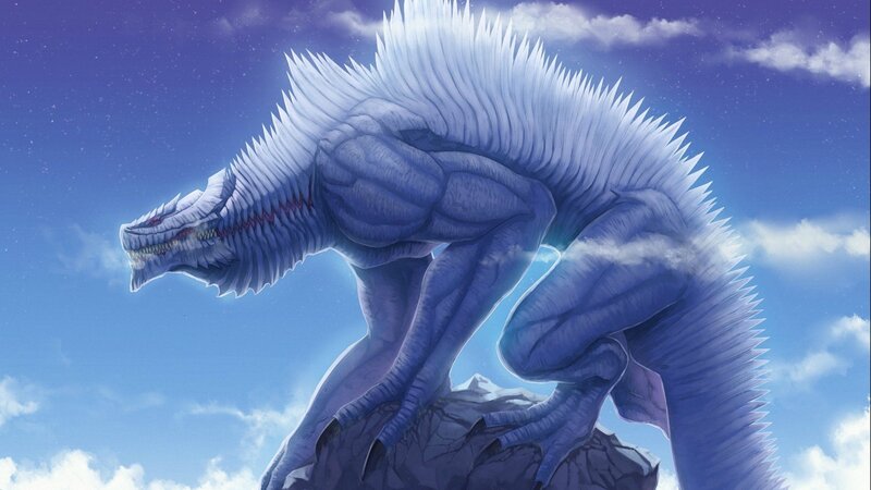 White Spiky Dragon