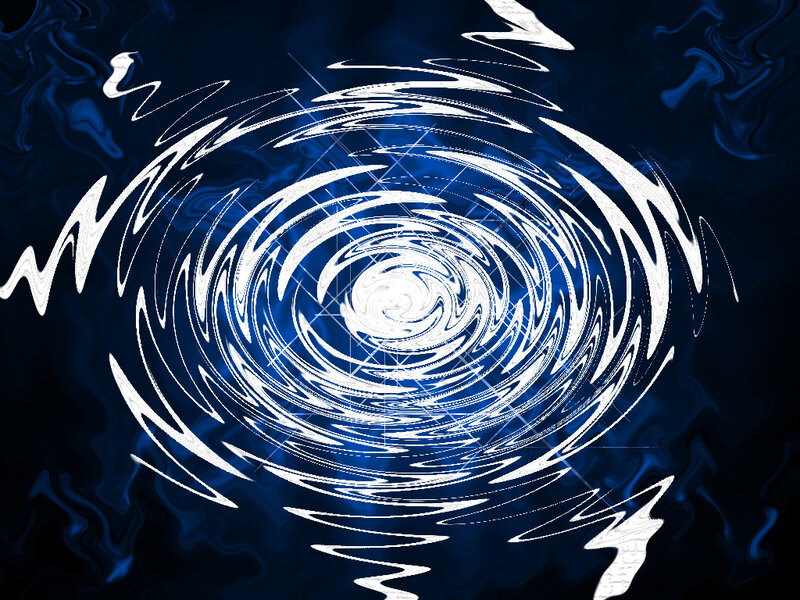 White Spiral Pattern