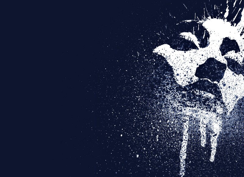White Splatter on Dark Background