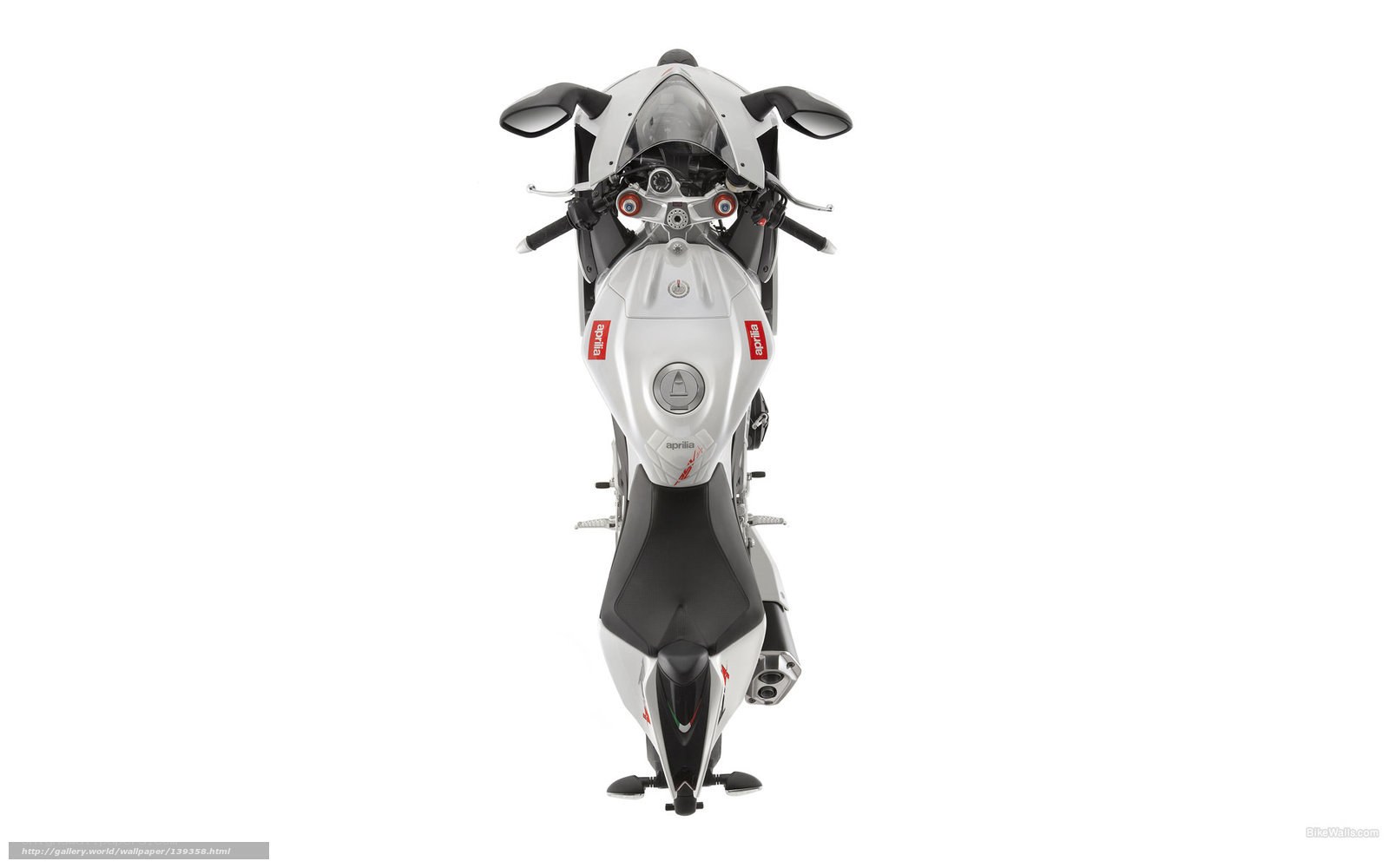 white sport motorcycle