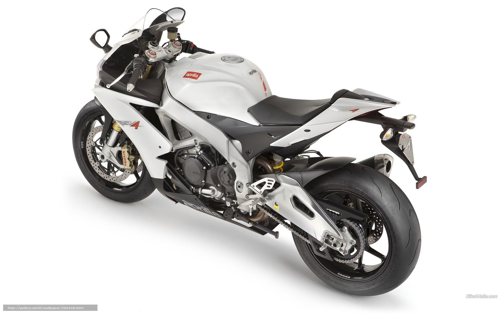 white sport motorcycle