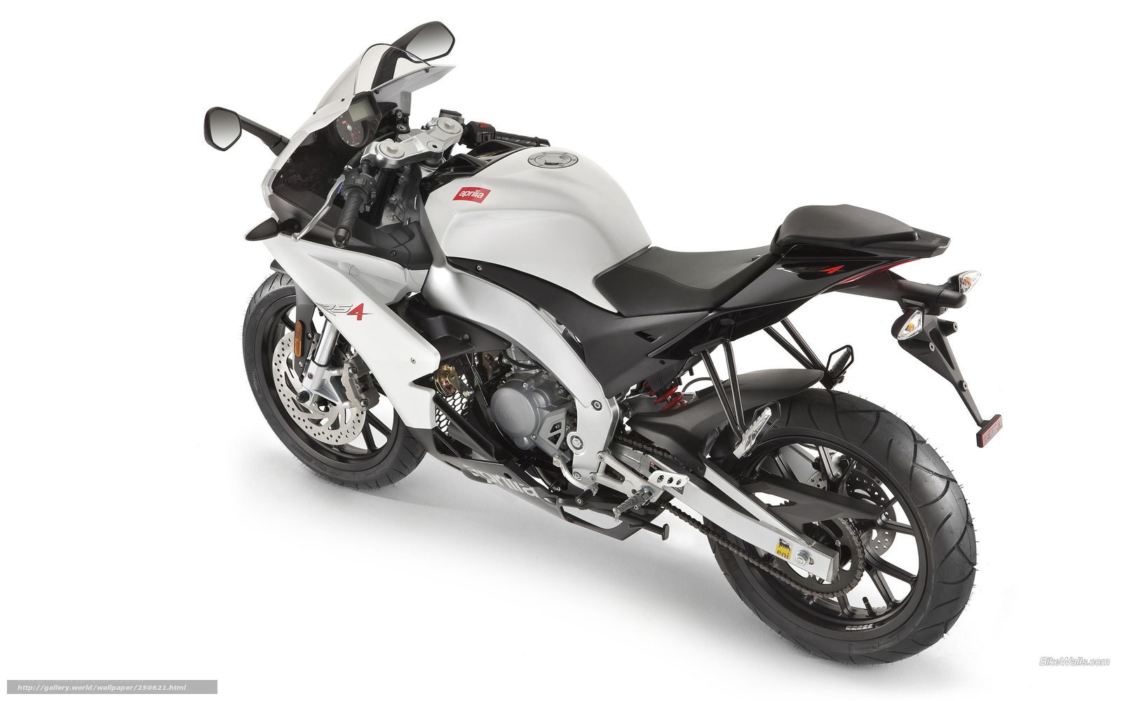 white sport motorcycle