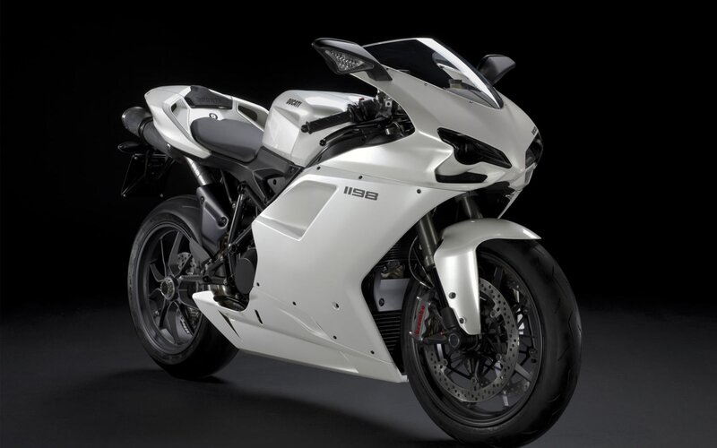 White Sport Motorcycle — Dramatic, Photograph, Seat, Windshield