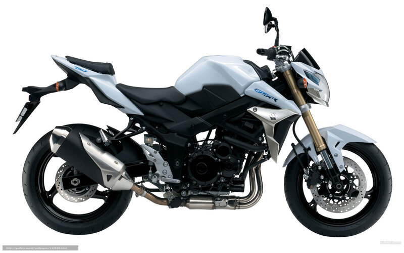 White Sport Motorcycle — Neutral, Photograph, Exhaust Pipe, Front Wheel