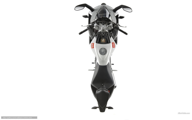White Sport Motorcycle — Neutral, Photograph, Handlebars, Mirrors