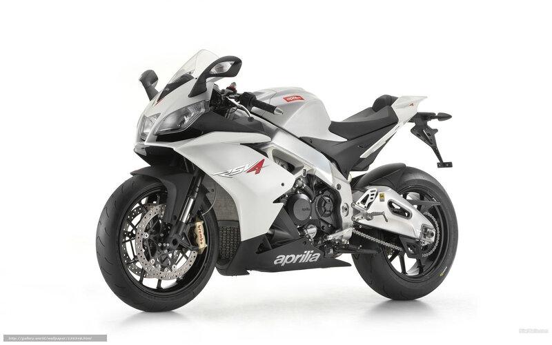 White Sport Motorcycle — Neutral, Photograph