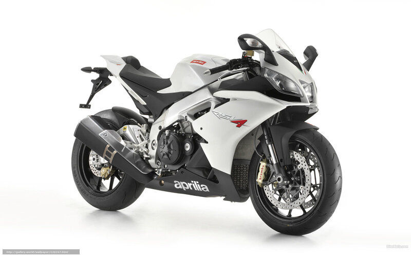 White Sport Motorcycle — Neutral