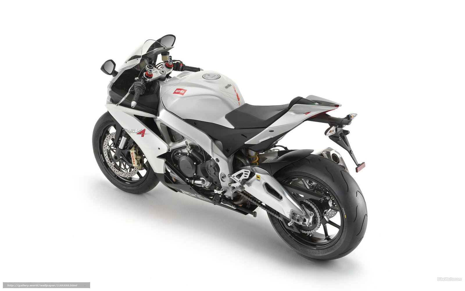 white sport motorcycle