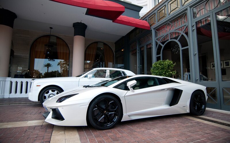 White Sports Car — Calm, Afternoon, Photograph, Luxury Car