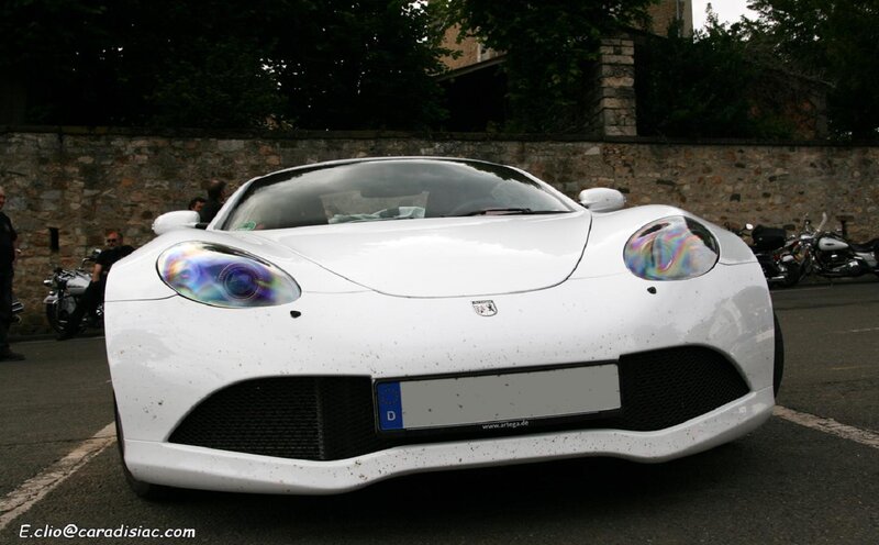 White Sports Car — Calm, Afternoon
