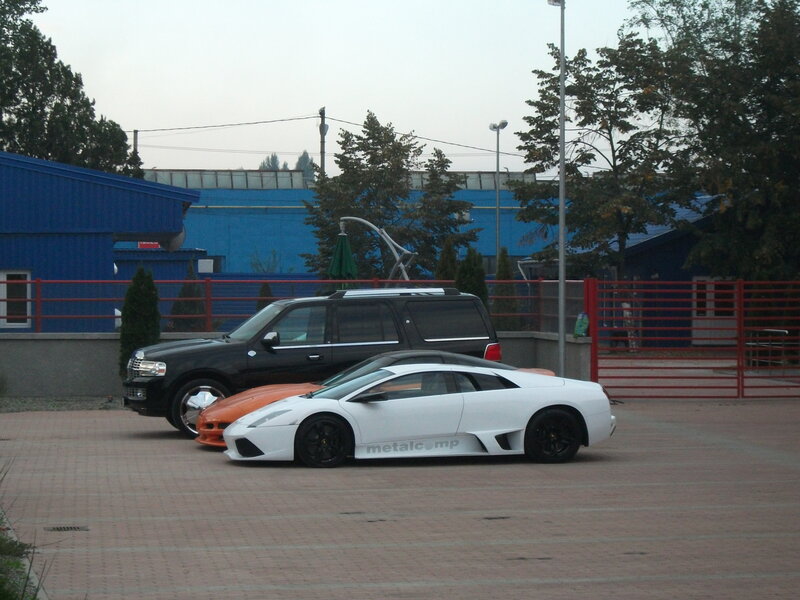 White Sports Car — Calm, Morning