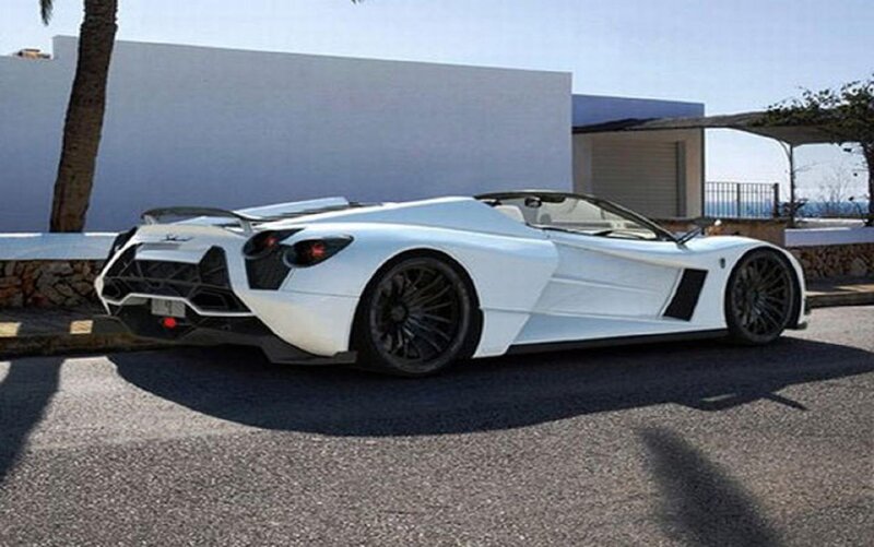 White Sports Car — Calm